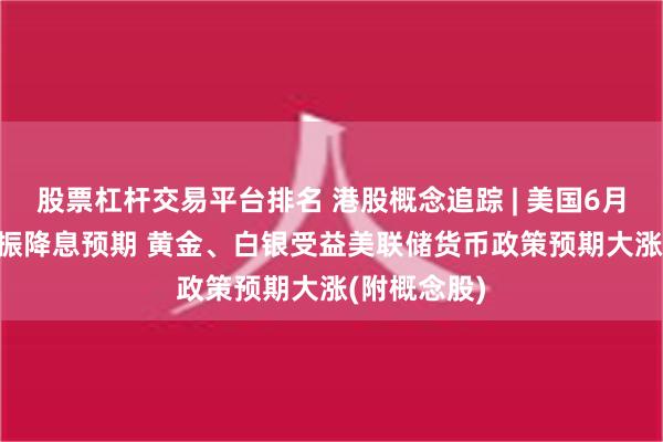 股票杠杆交易平台排名 港股概念追踪 | 美国6月CPI数据提振降息预期 黄金、白银受益美联储货币政策预期大涨(附概念股)