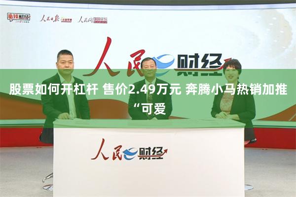 股票如何开杠杆 售价2.49万元 奔腾小马热销加推“可爱