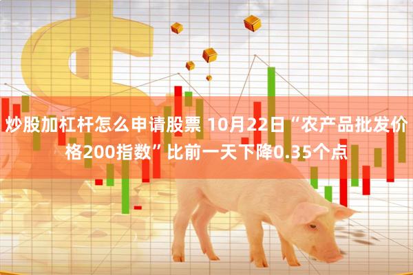 炒股加杠杆怎么申请股票 10月22日“农产品批发价格200指数”比前一天下降0.35个点