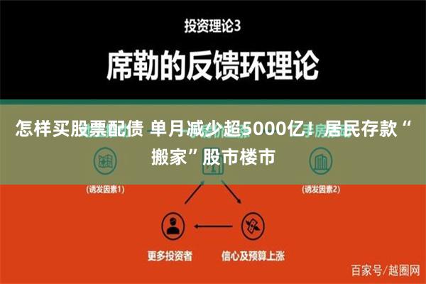 怎样买股票配债 单月减少超5000亿！居民存款“搬家”股市楼市