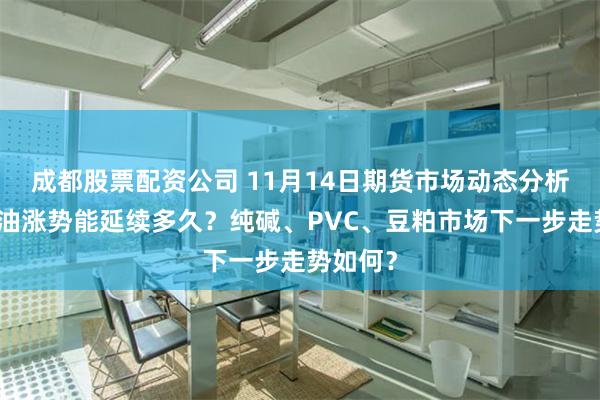 成都股票配资公司 11月14日期货市场动态分析：棕榈油涨势能延续多久？纯碱、PVC、豆粕市场下一步走势如何？